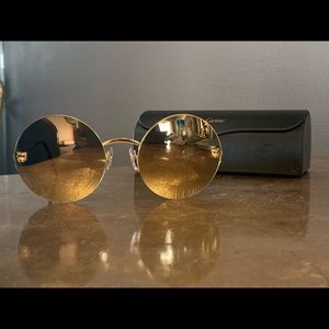 Cartier Gold Panther Sunglasses